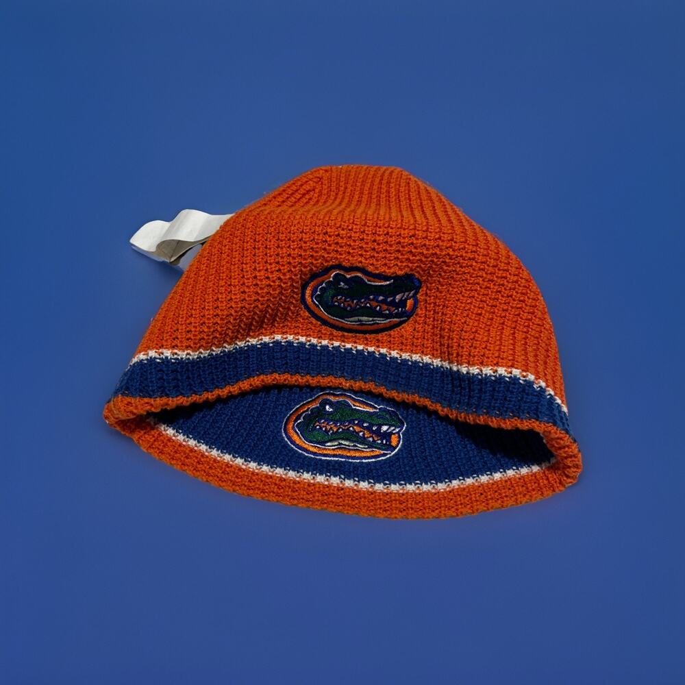 NWOT Rare VTG Reebok Heisman Florida Gators Reversible Knit Beanie NCAA Fan Gear